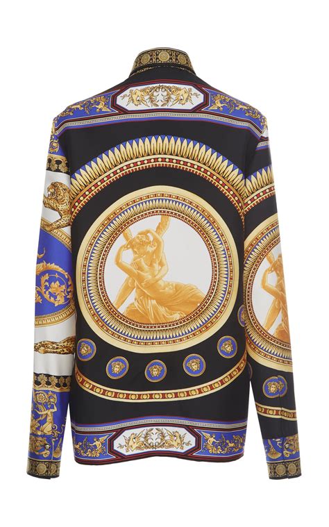 versace paint shirt|Versace long sleeve t shirts.